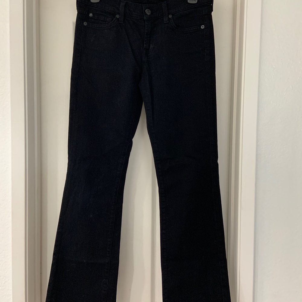 7 for all mankind bootcut jeans raw hem size 26